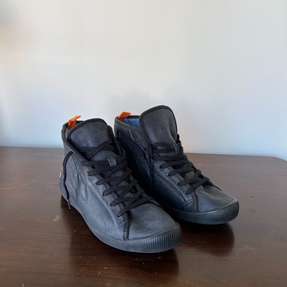 Softino by Fly London Navy High-Top Sneakers